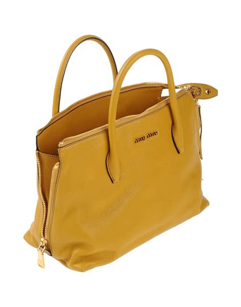 miu miu bag yellow|miu michigan handbags.